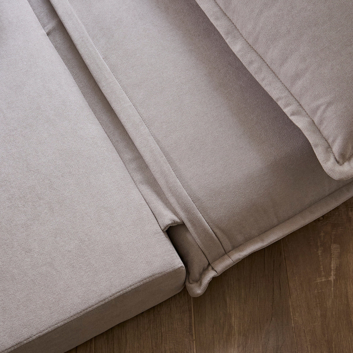 Harlow 2 Seater Double Sofa Bed - Soft Beige — view 7