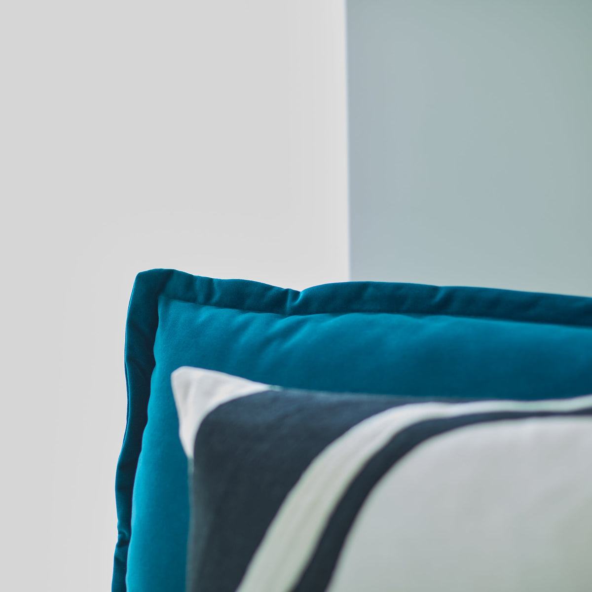 Harlow Double Sofa Bed - Soft Teal — view 3
