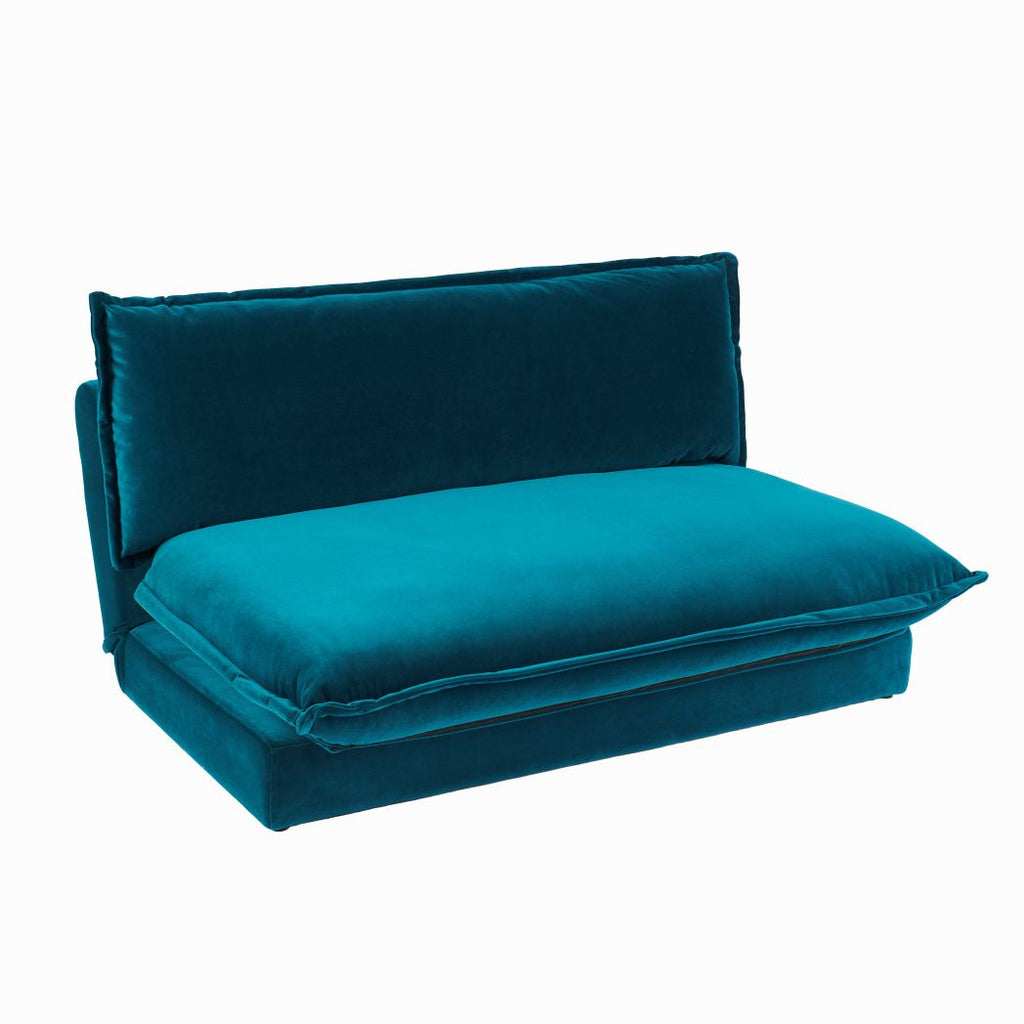 Harlow Double Sofa Bed - Soft Teal — view 8