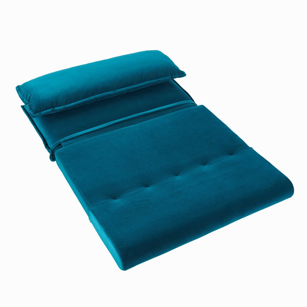 Harlow Double Sofa Bed - Soft Teal — view 9