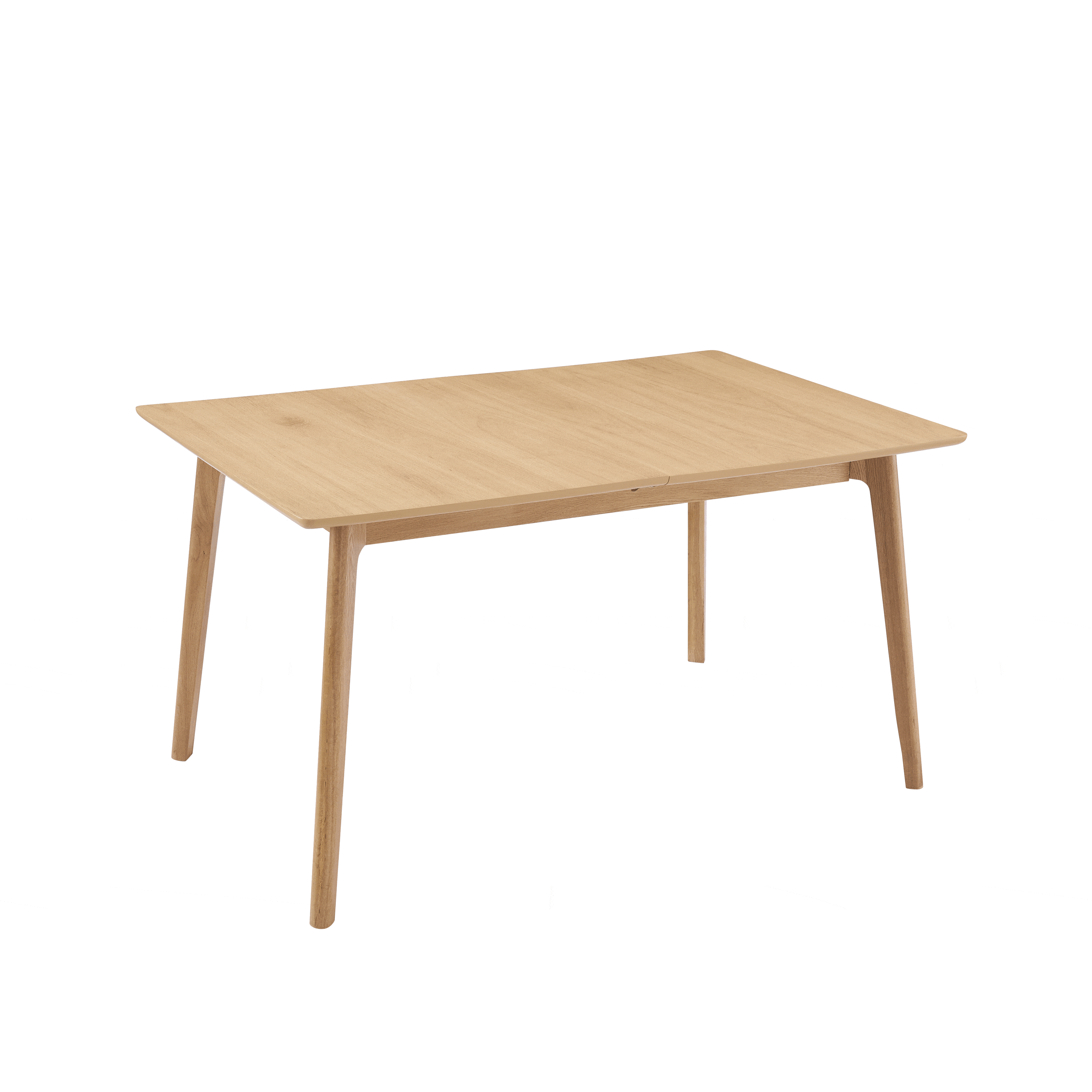 Heidi Oak 4-8 Seater Extendable Dining Table - Natural — view 3