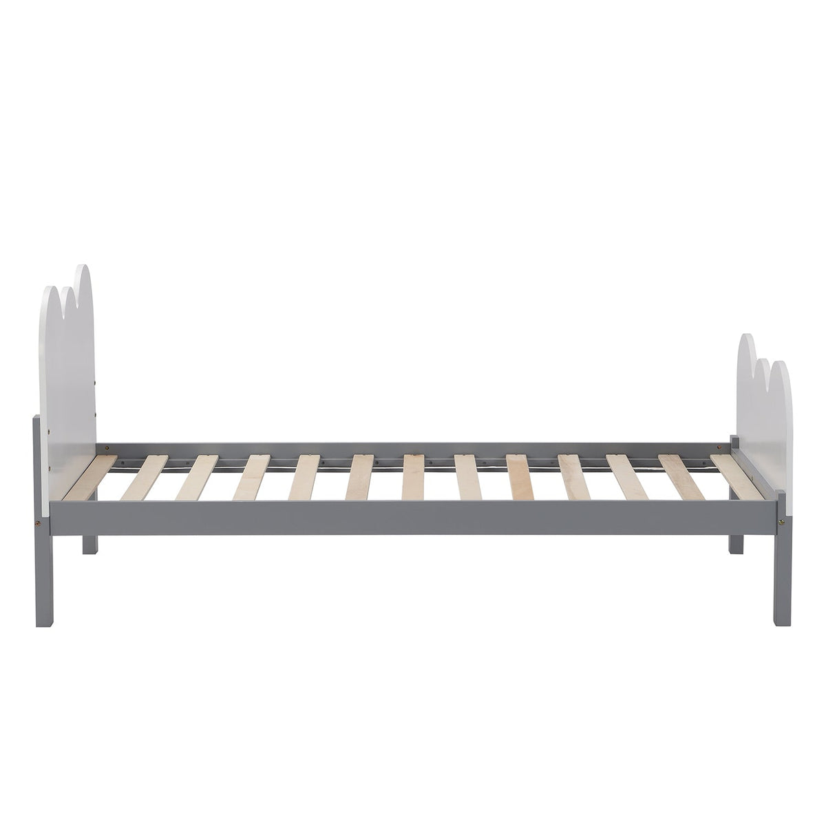 Hedwig Wooden Cloud Headboard Kid's Single Bed — view 6
