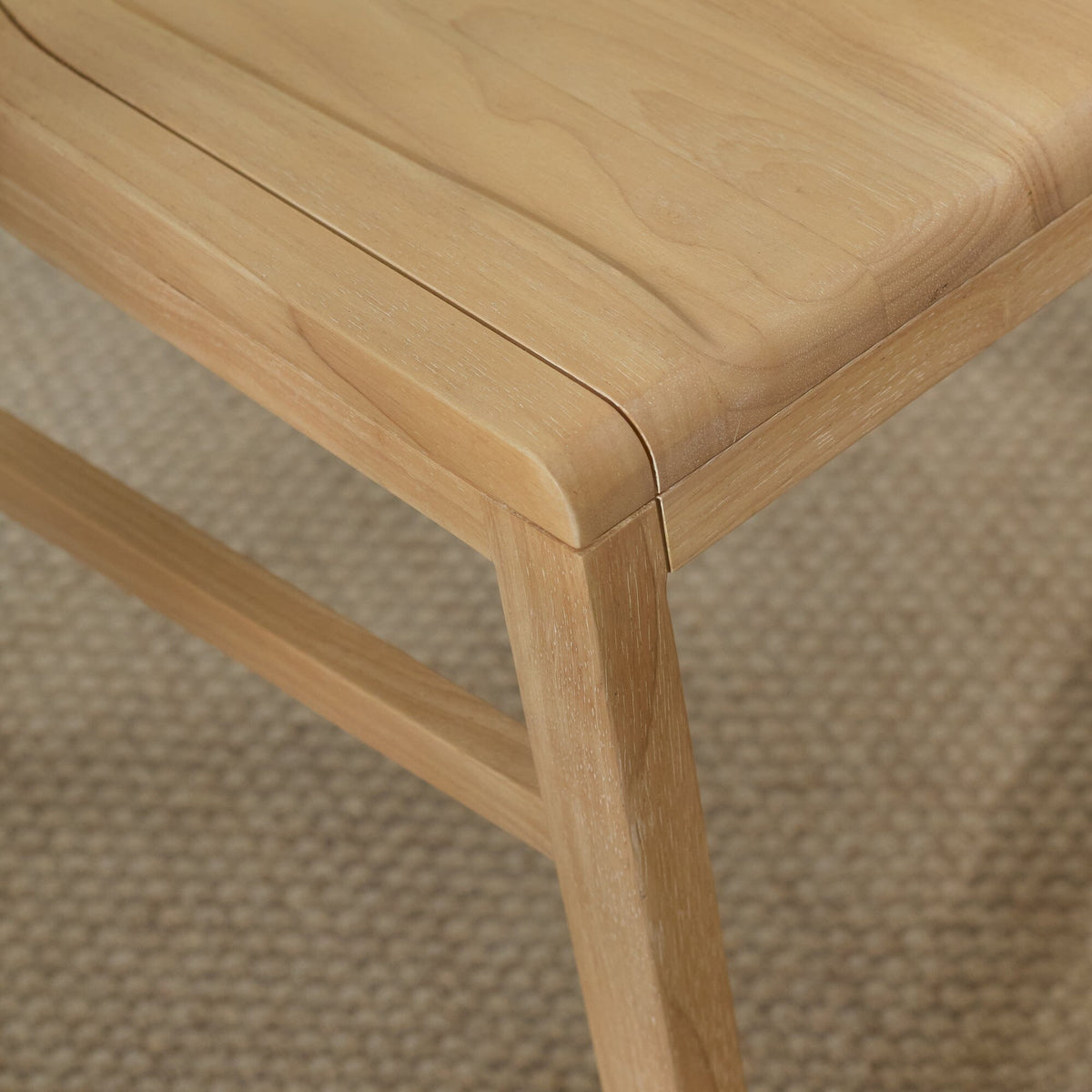 Mabel Whitewash Oak Dining Chairs - Set of 2 — view 4