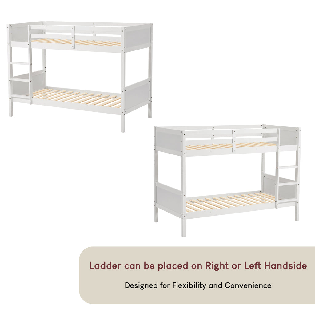Gemini Detachable Bunk Bed - White — view 9