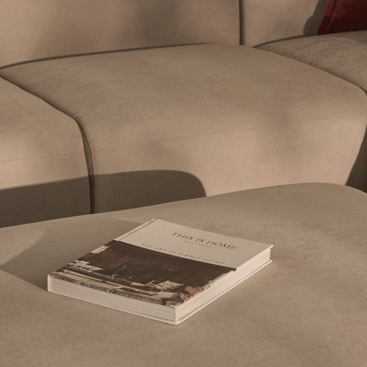 Nathalia Left Chaise Sofa - Soft Beige — view 5