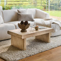 Nevaeh 100cm Rectangular Chalked Mango Wood Coffee Table — coffee table from 2nd Time Around