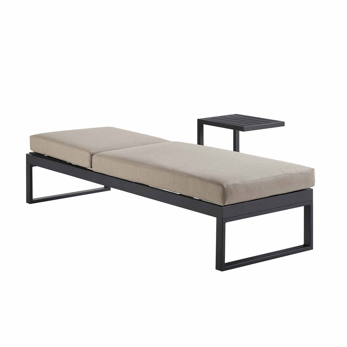 Albany Aluminium Sun Lounger, Taupe — view 5