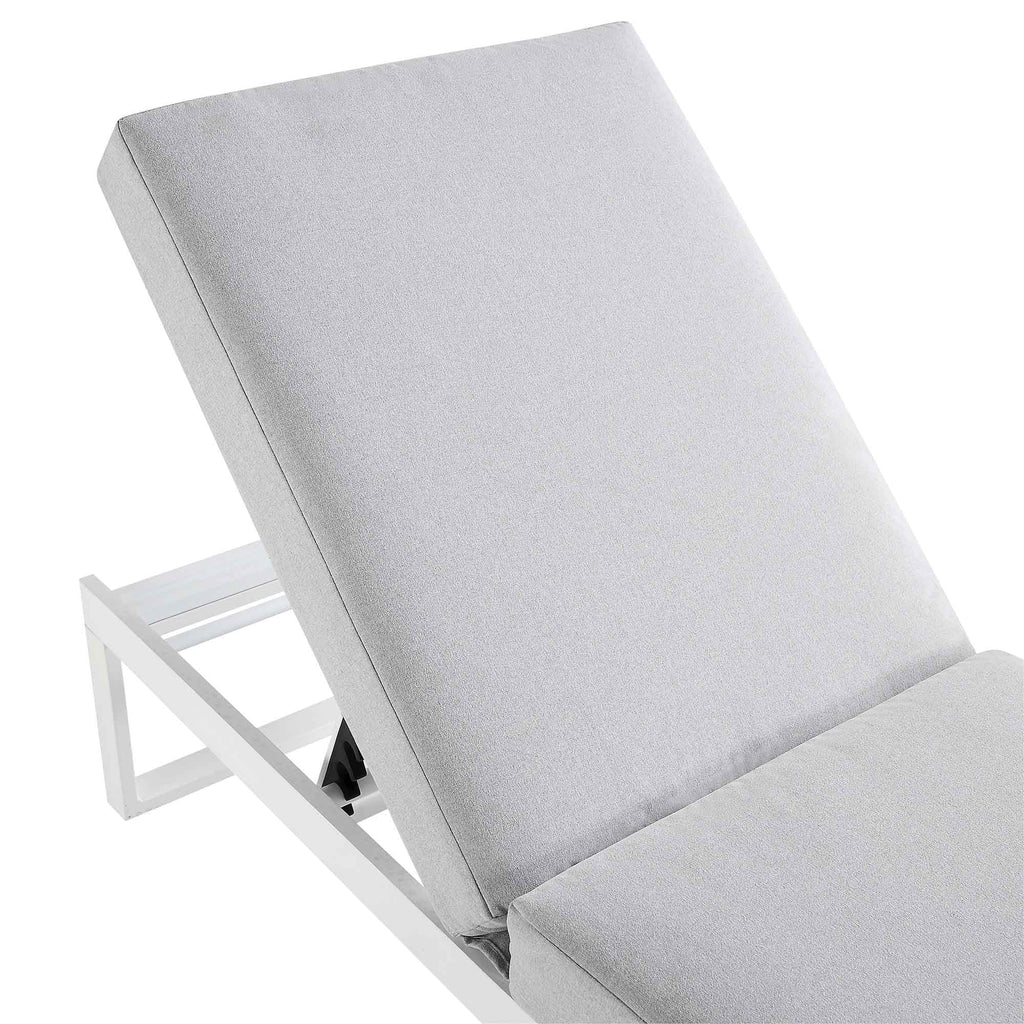 Albany Aluminium Sun Lounger, White — view 8