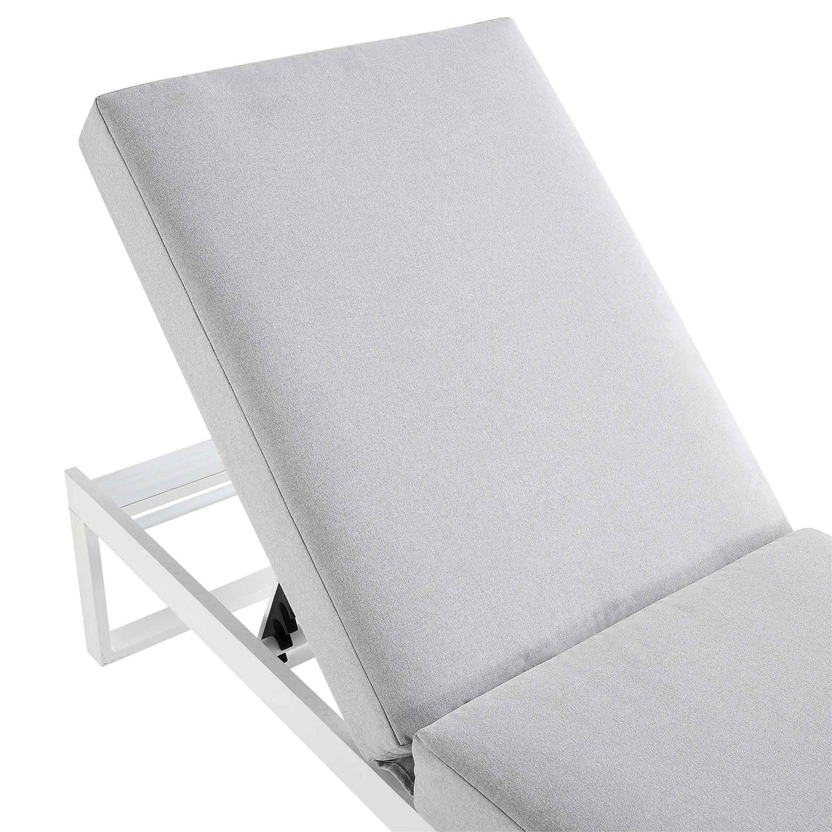 Albany Aluminium Sun Lounger, White — view 8