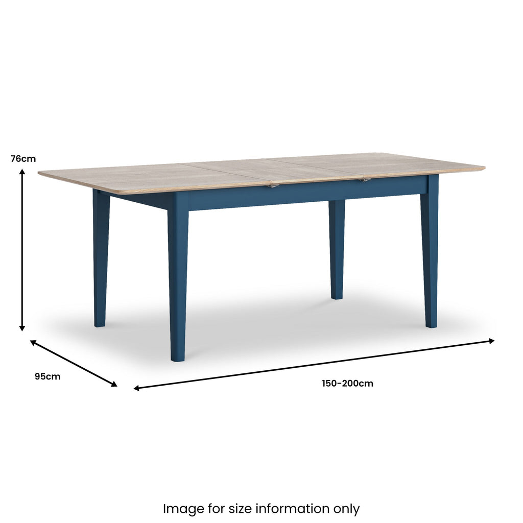 Penrose Extending Rectangular Dining Table — view 7