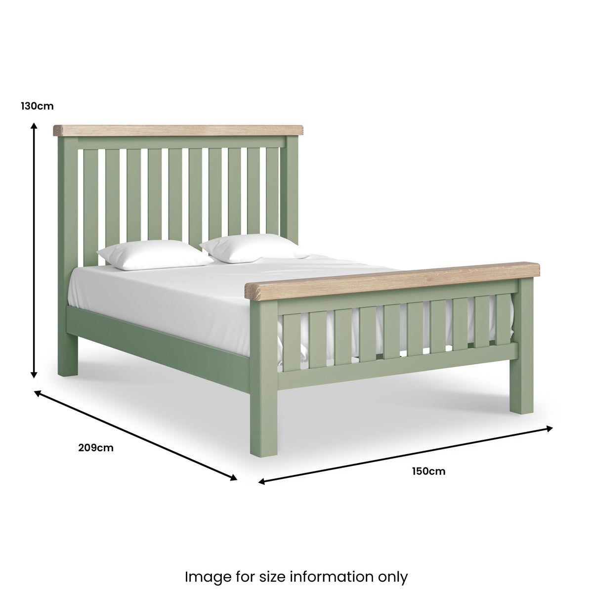 Penzance Slatted Bed Frame — view 5