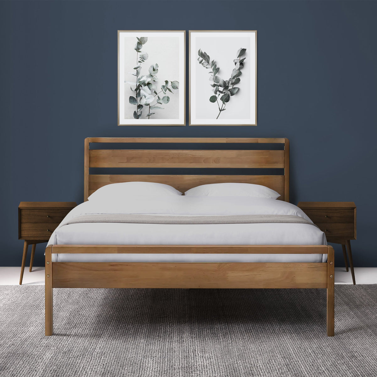 Maxi Oak Bed Frame — bed frame from 2nd Time Around