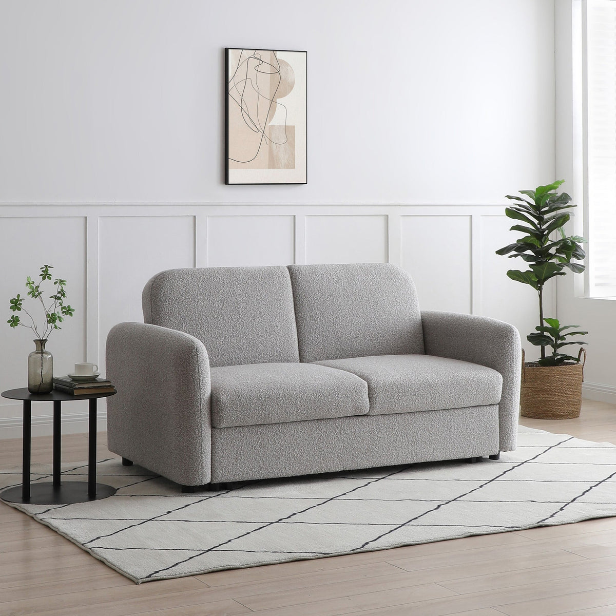 Marla Soft Boucle 2 Seater Sofa Bed — view 2