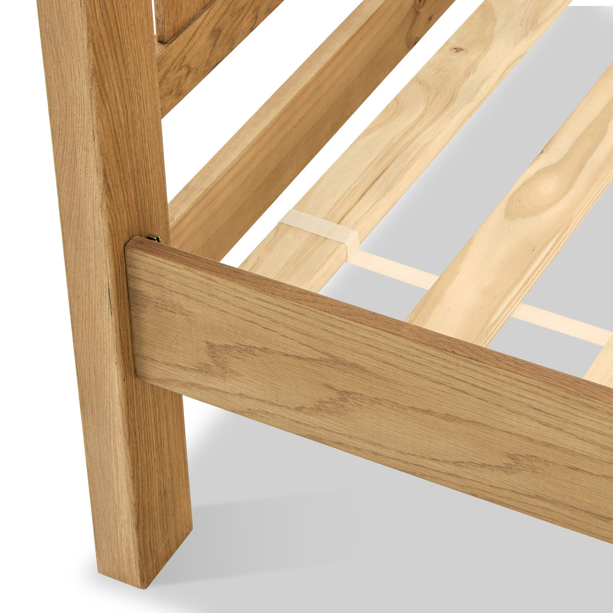Lanner Oak Low Foot End Bed Frame — view 5