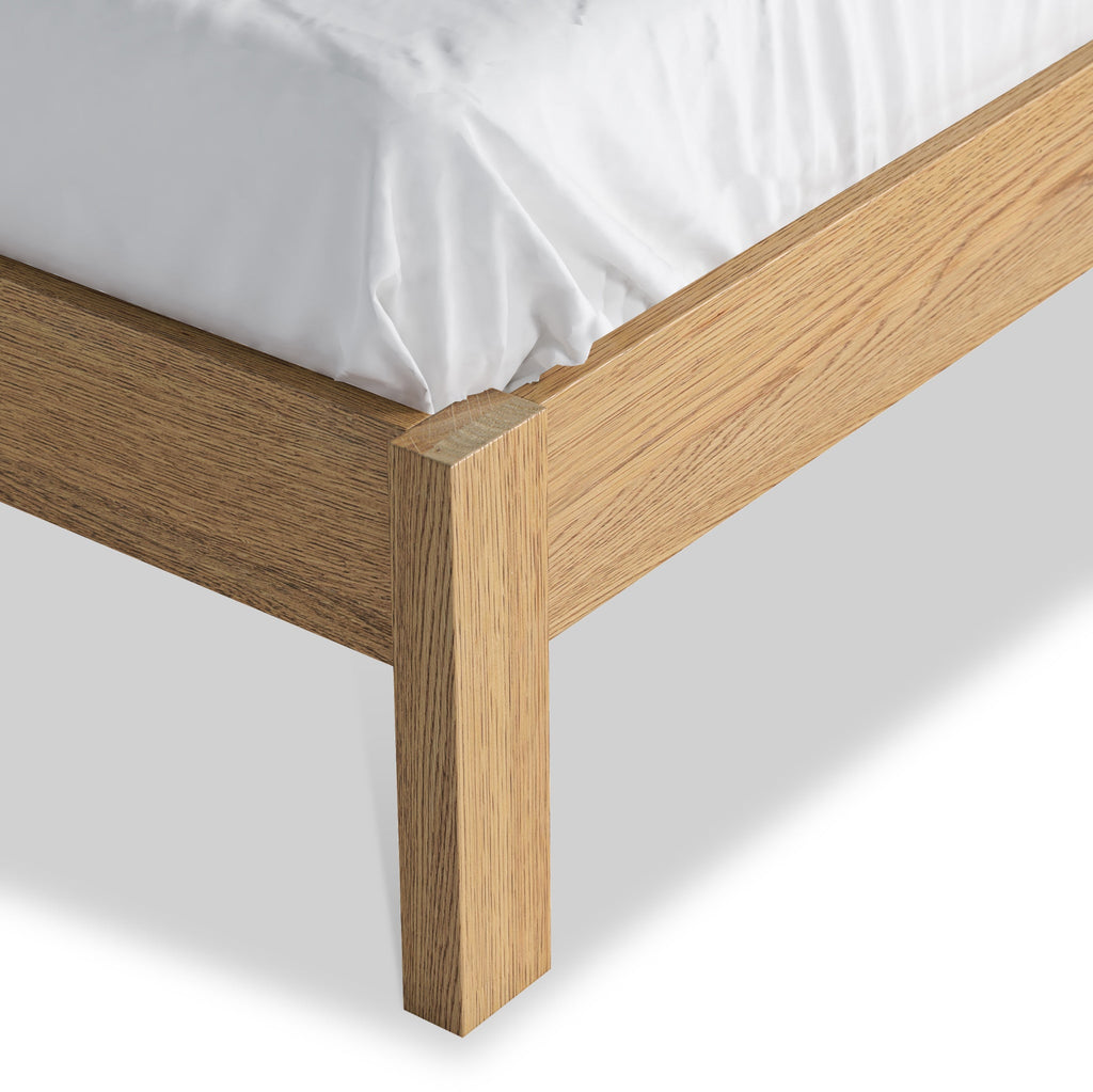 Lanner Oak Low Foot End Bed Frame — view 7