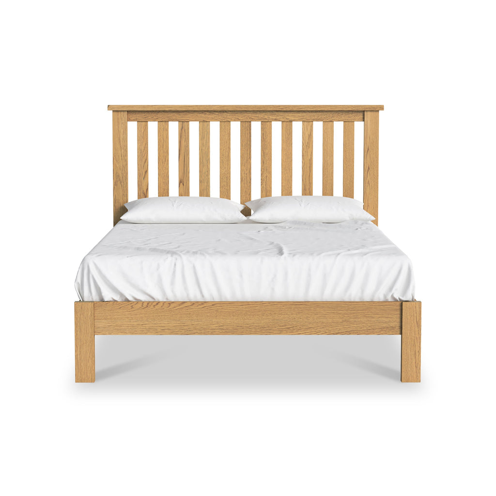 Lanner Oak Low Foot End Bed Frame — view 3