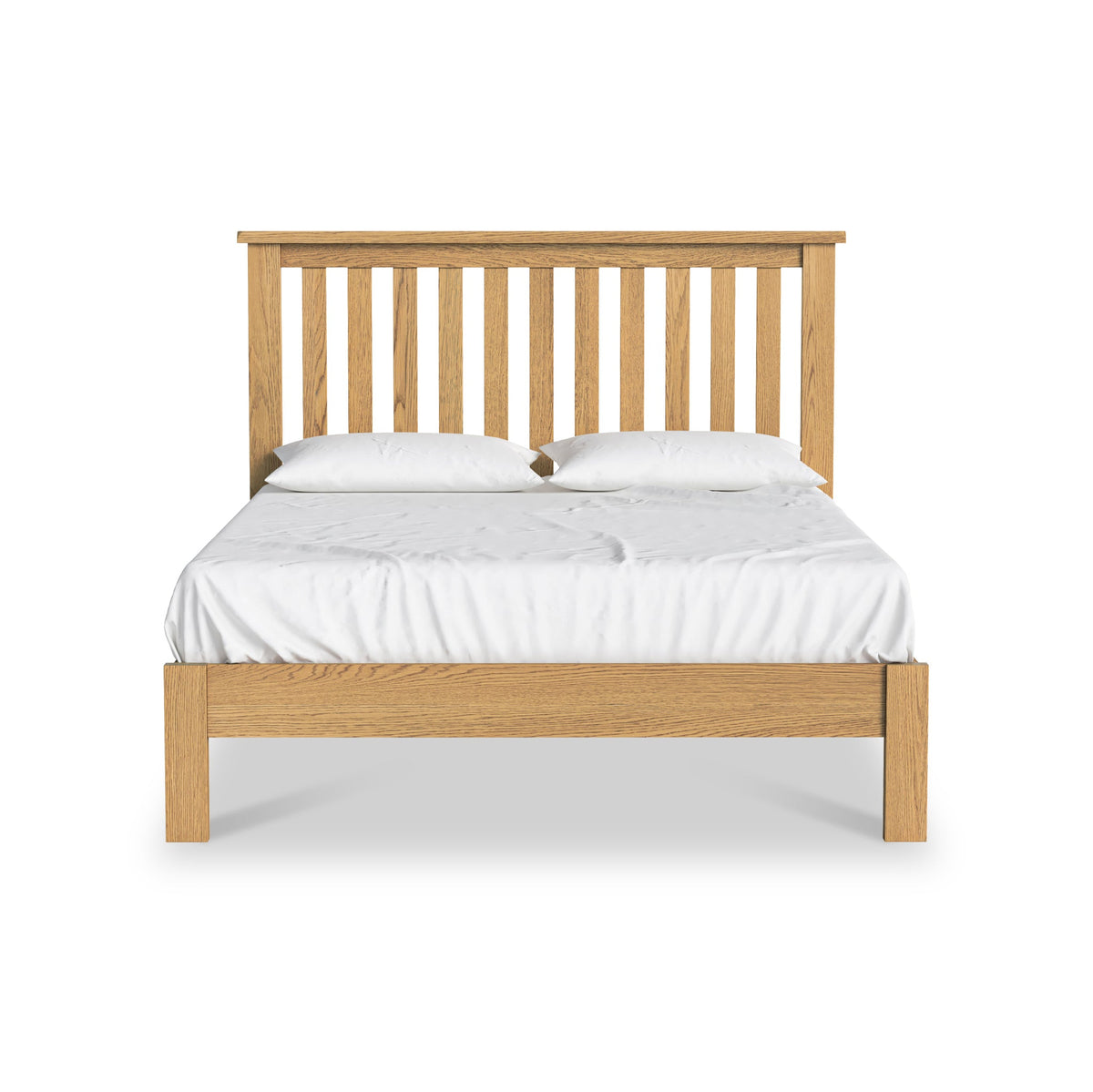 Lanner Oak Low Foot End Bed Frame — view 3