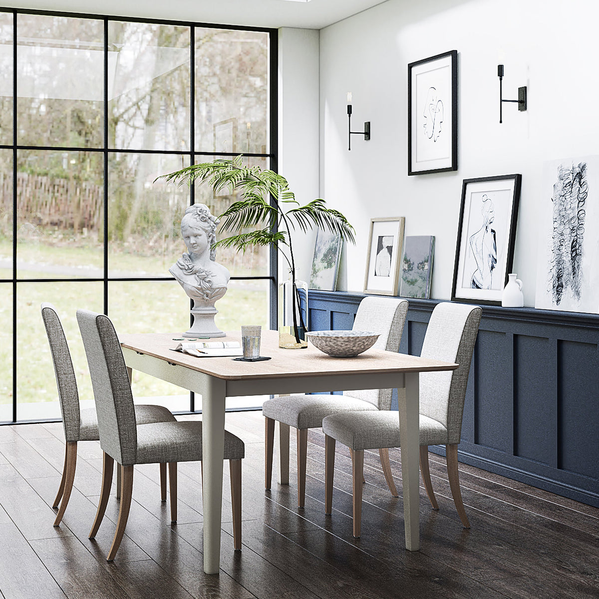 Penrose Extending Rectangular Dining Table — view 2