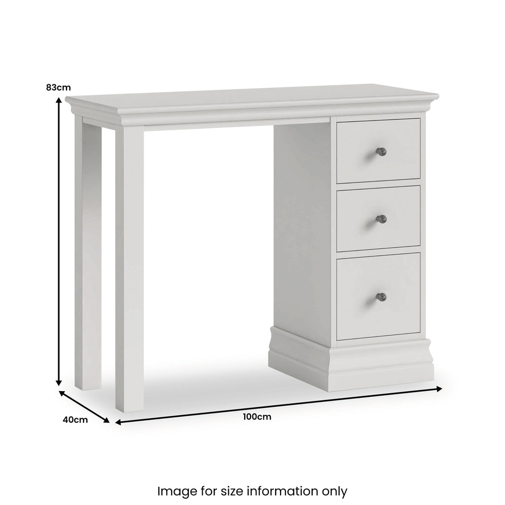 Ingleby Single Pedestal Dressing Table — view 9