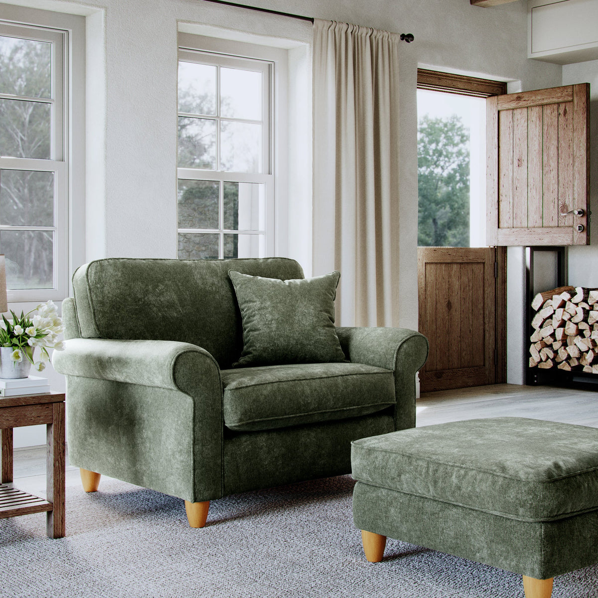 Ashbury Snuggle Chair — view 2