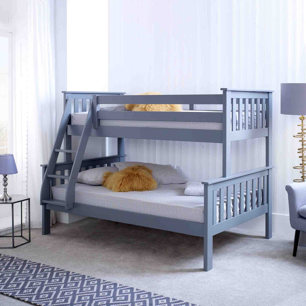 Carlson Triple Bunk Bed Frame — bed frame from 2nd Time Around