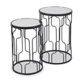 Caprisse Mirrored Glass Side Tables — side table from 2nd Time Around