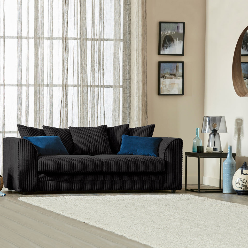 Bletchley Jumbo Cord 3 Seater Sofa — view 2