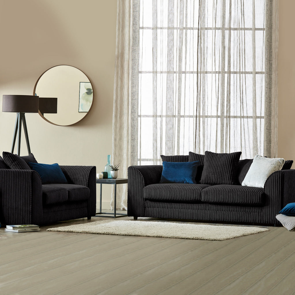 Bletchley Jumbo Cord 3 Seater Sofa — view 5