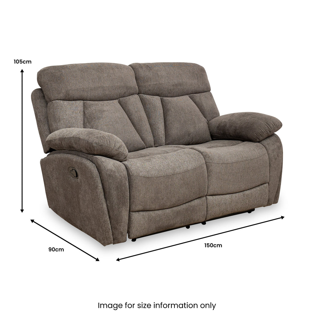 Yarbury 2 Seater Manual Recliner — view 5