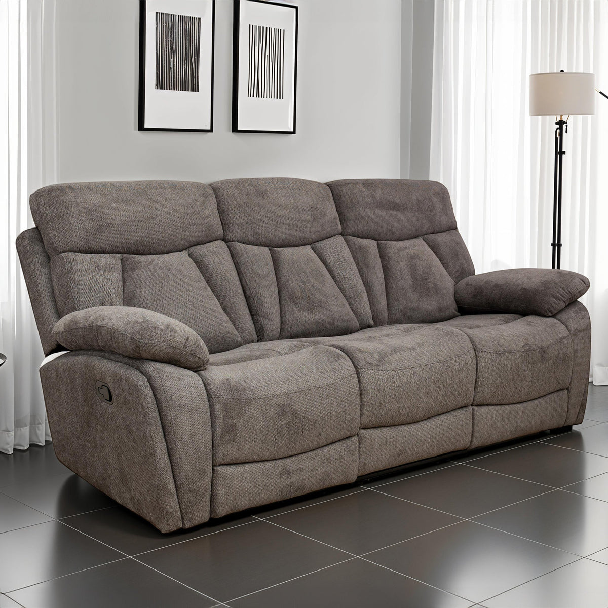 Yarbury 3 Seater Manual Recliner — view 3