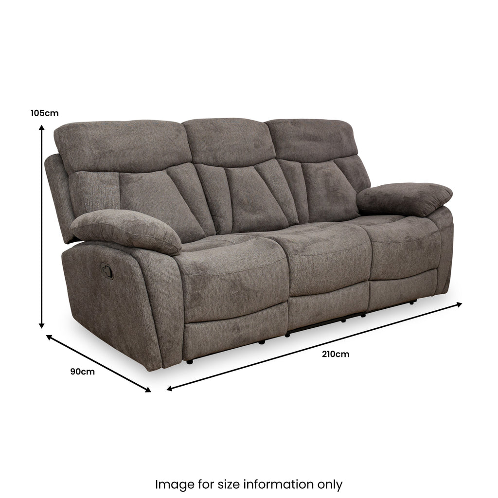 Yarbury 3 Seater Manual Recliner — view 6