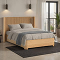 Shorwell Oak Slatted Bed Frame — bed frame from 2nd Time Around