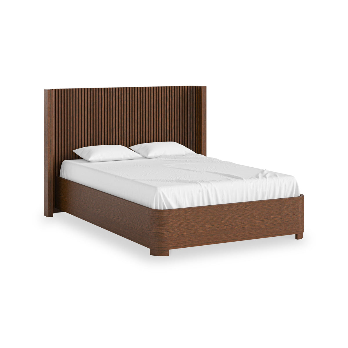 Shorwell Dark Oak Slatted Bed Frame — view 2
