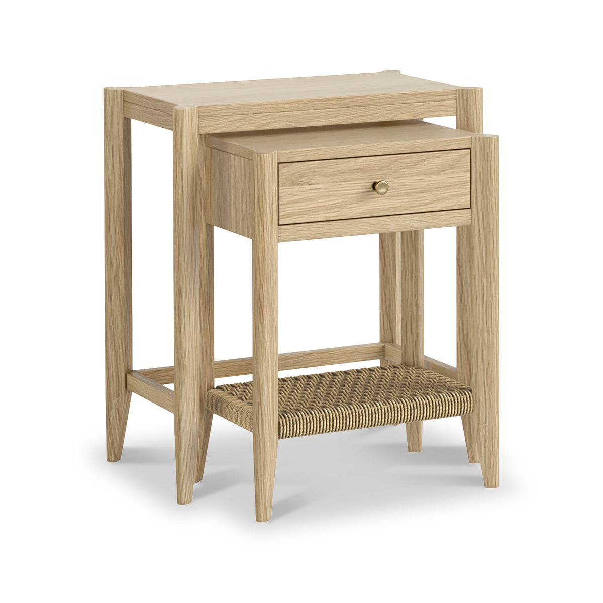 Harborough Oak Nest of Tables — side table from 2nd Time Around