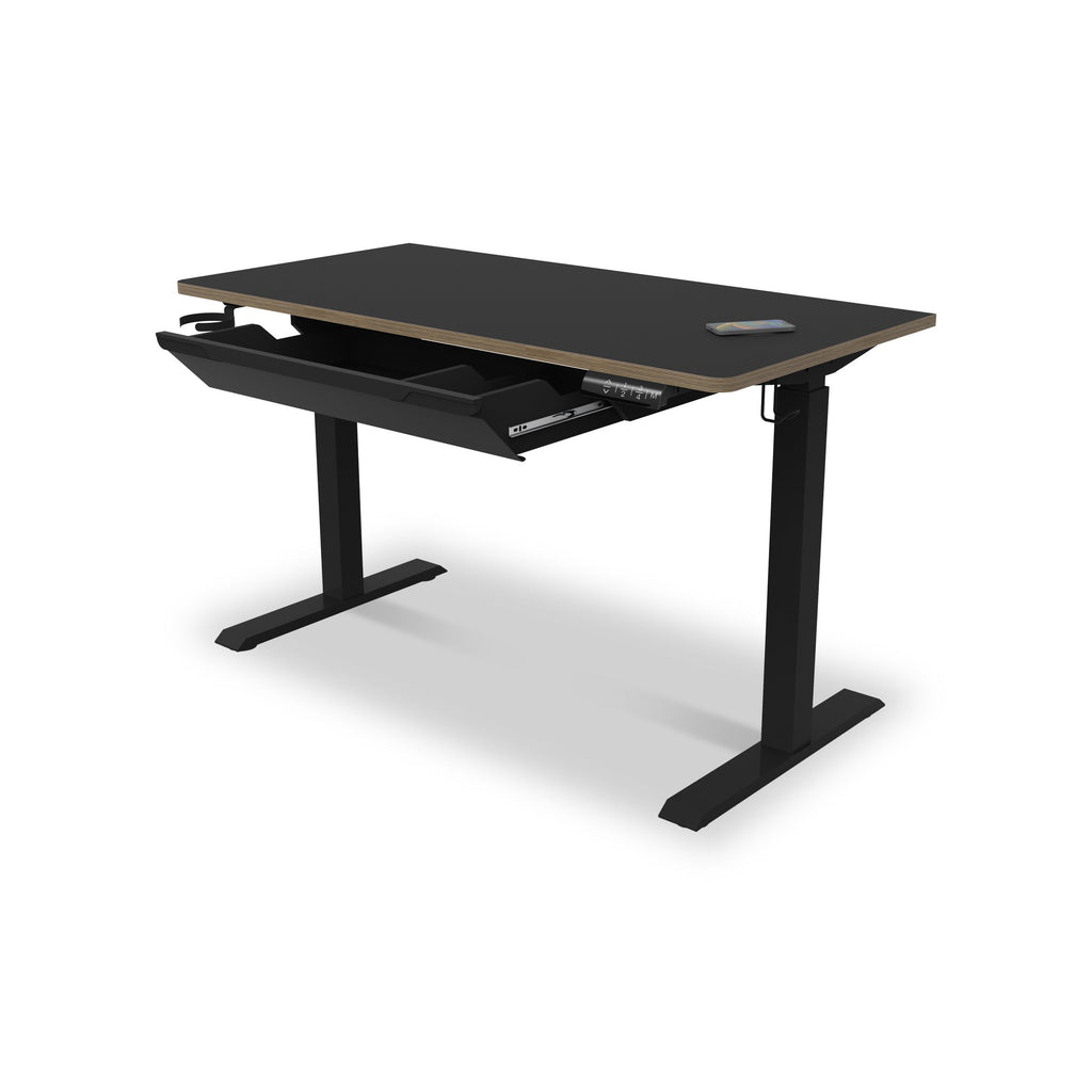 Koble Gino Smart Electric Height Adjustable Desk with Storage Drawer — view 2