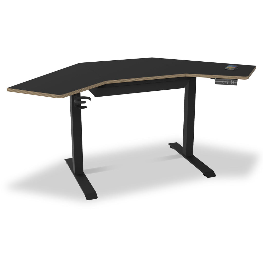 Koble Gino Smart Electric Height Adjustable Corner Desk with Storage Drawer — desk from 2nd Time Around