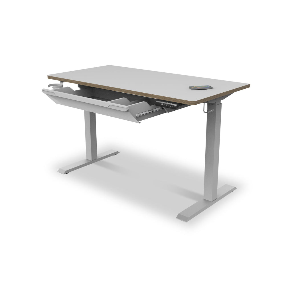 Koble Gino Smart Electric Height Adjustable Desk with Storage Drawer — view 4