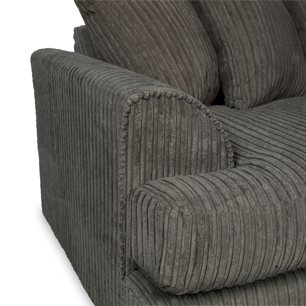 Bletchley Jumbo Cord Corner Sofa — view 8