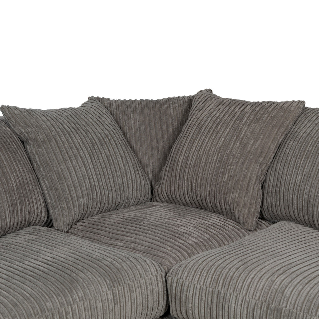 Bletchley Jumbo Cord Corner Sofa — view 9