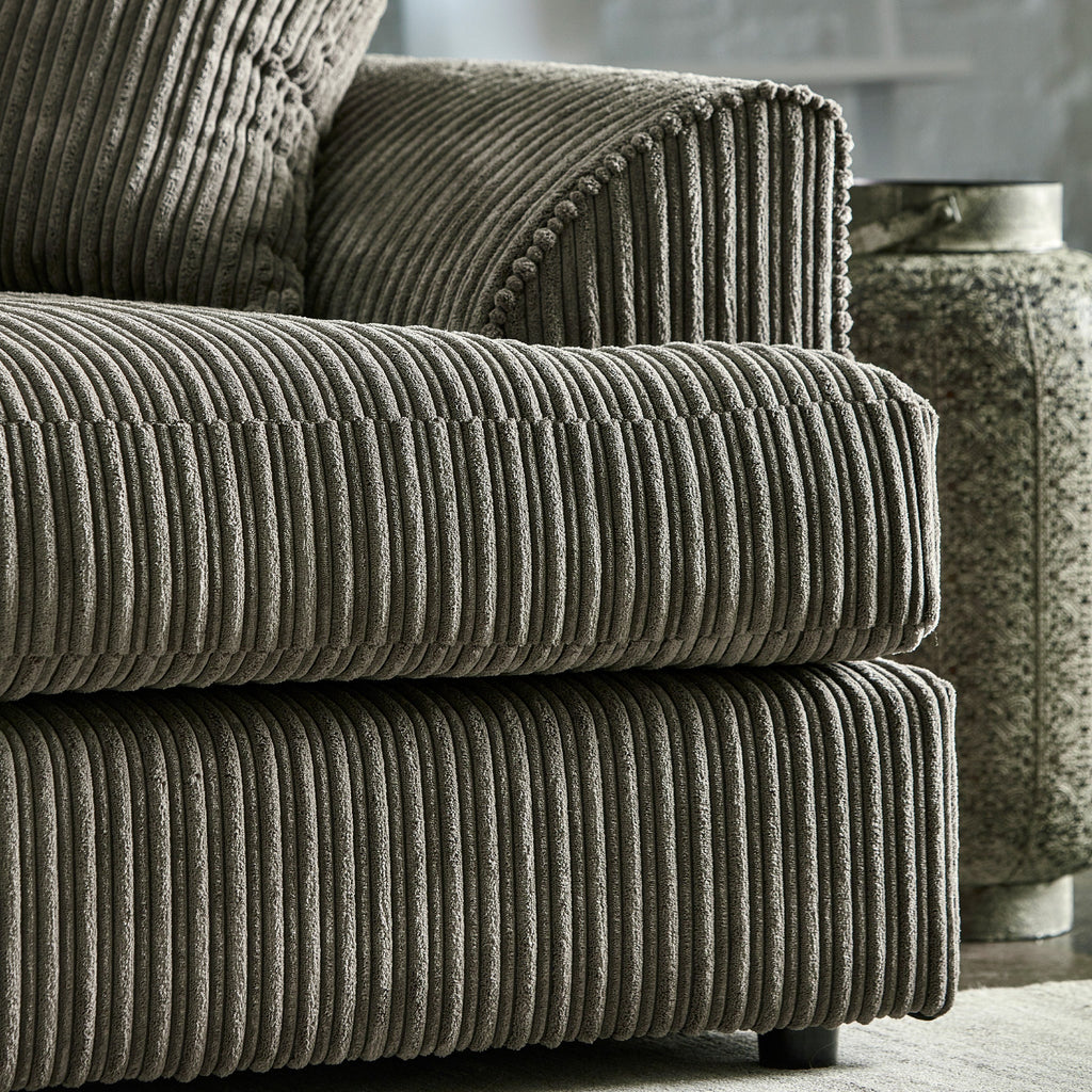 Bletchley Jumbo Cord Corner Sofa — view 6