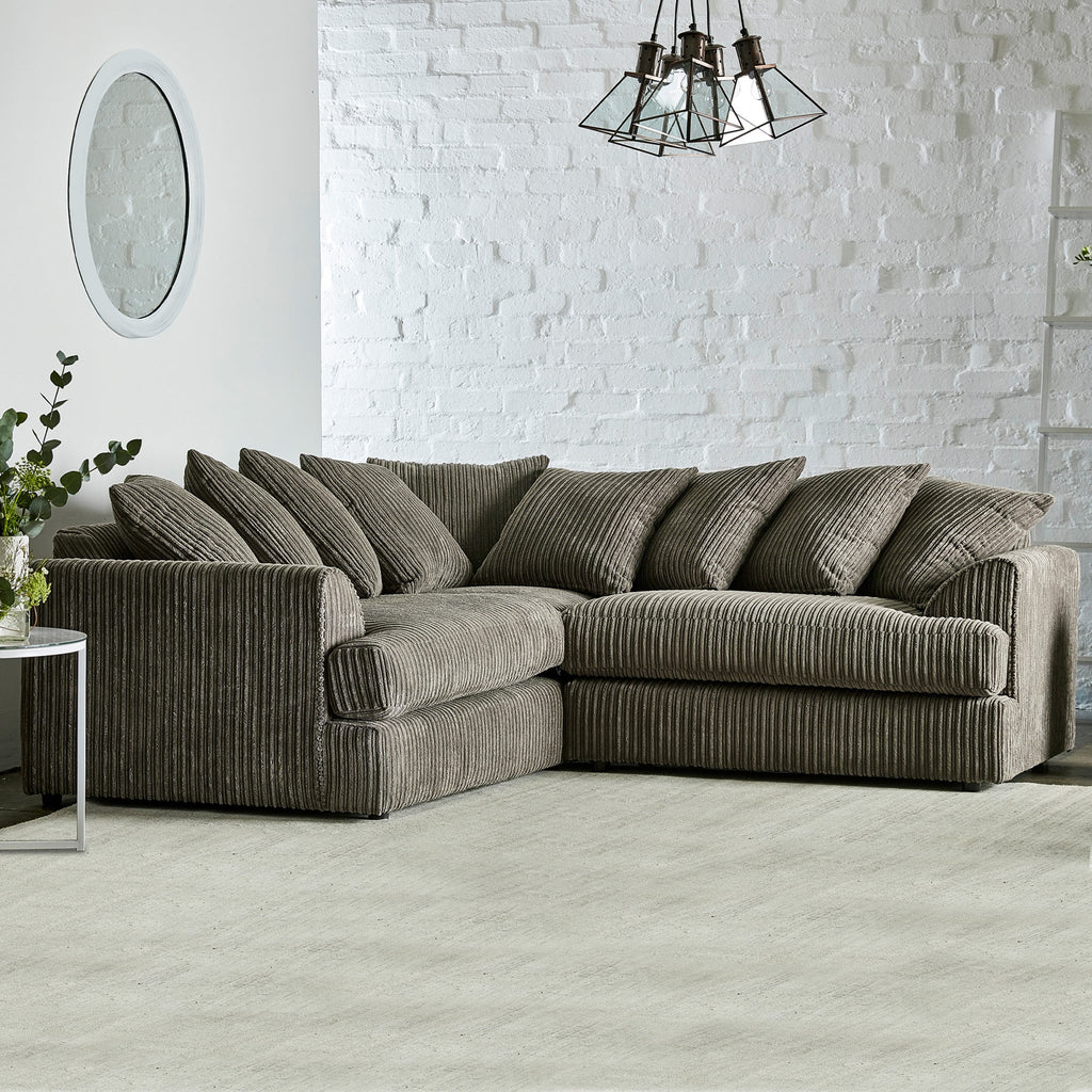 Bletchley Jumbo Cord Corner Sofa — view 2