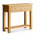 London Oak Console Table — side table from 2nd Time Around