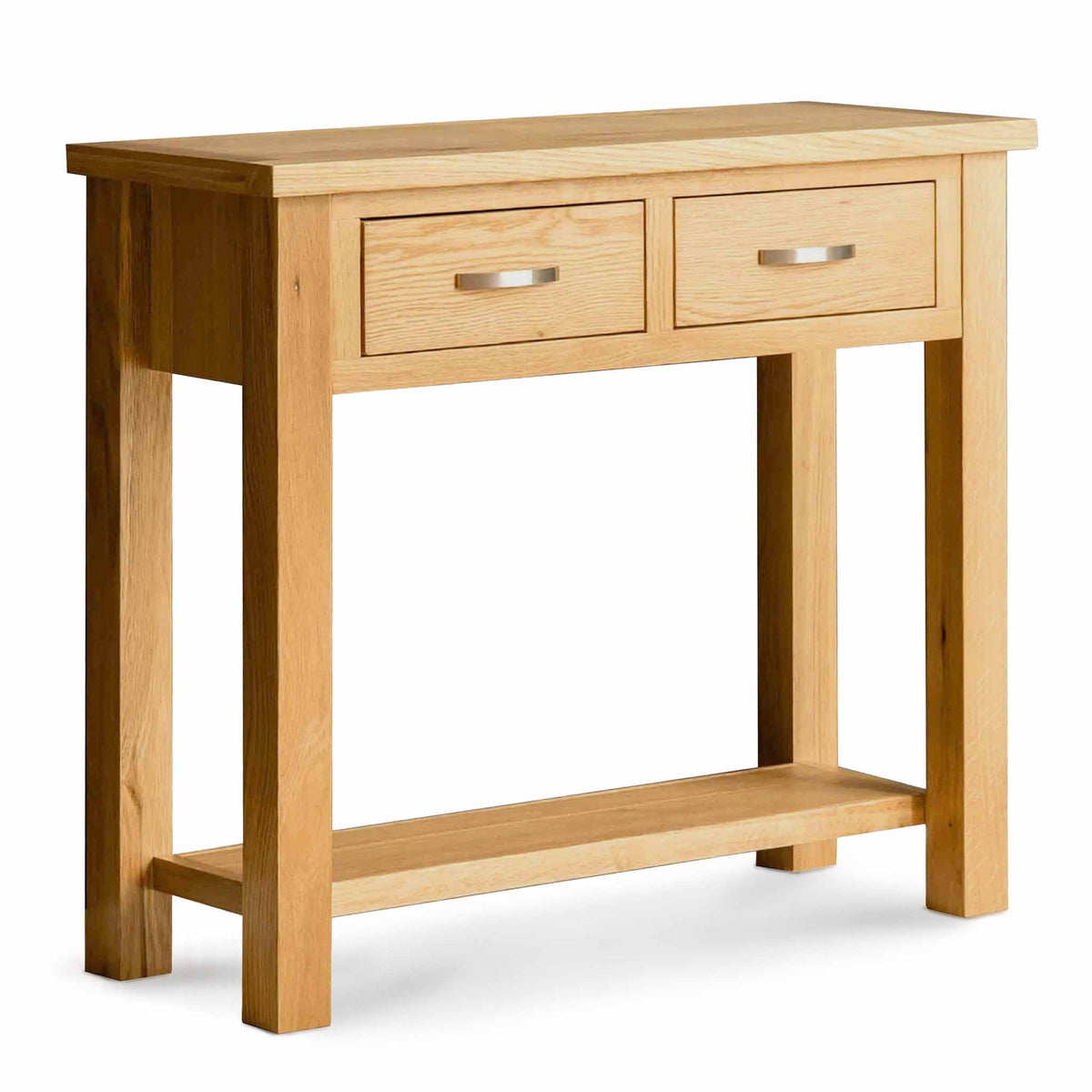 London Oak Console Table — side table from 2nd Time Around