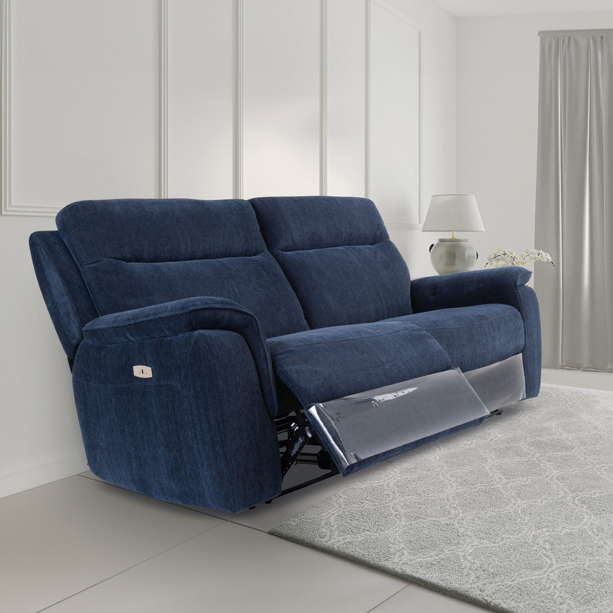 Weston Fabric Power Reclining 3 Seater Sofa — view 2