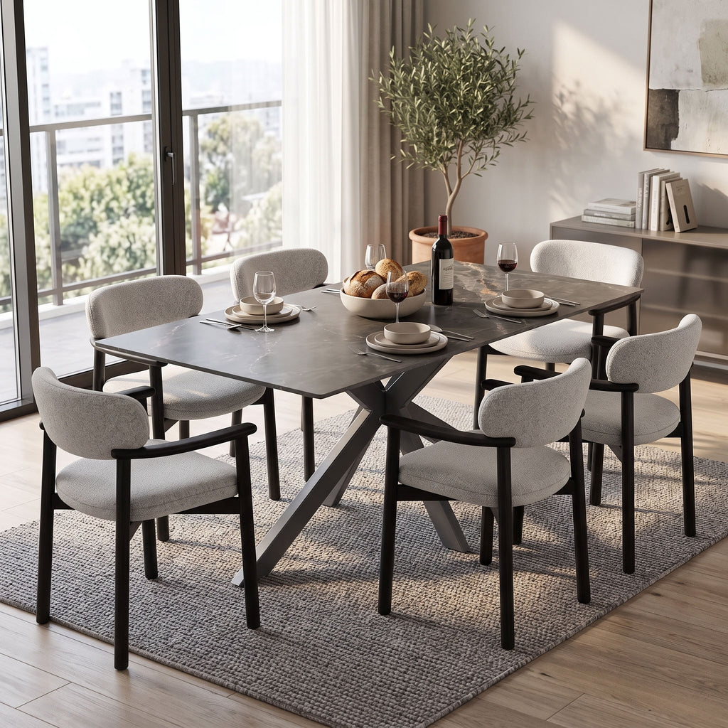 Farnell 160cm Ceramic Dining Table — view 2