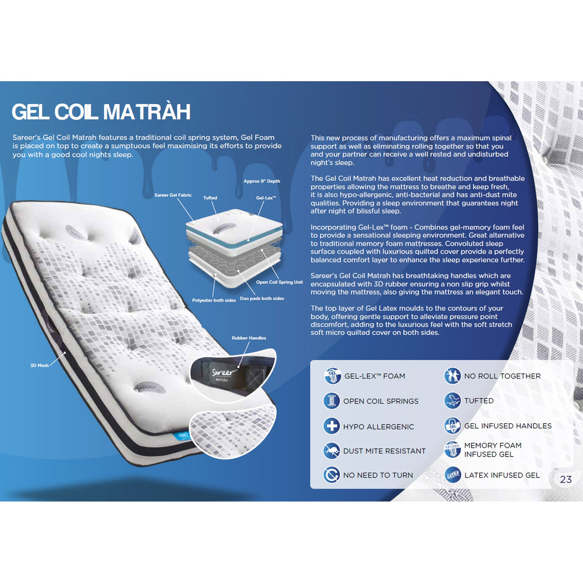Matrah Gel Sprung Mattress — view 7