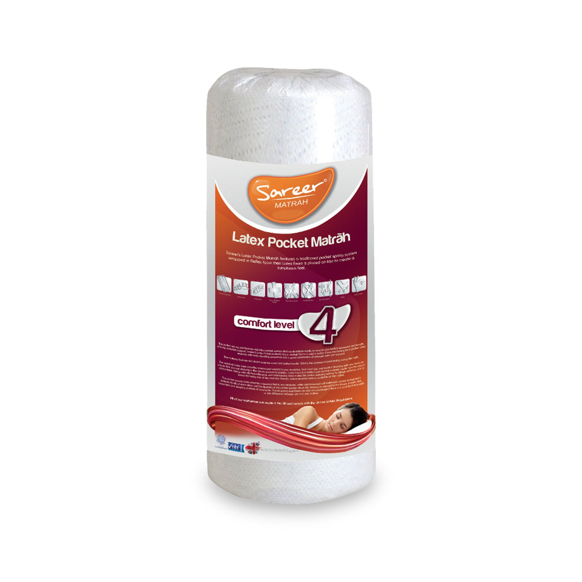 Matrah Latex Pocket Sprung Mattress — view 5