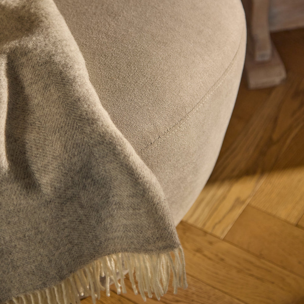 Sawyer 68cm Swivel Armchair - Soft Beige — view 6