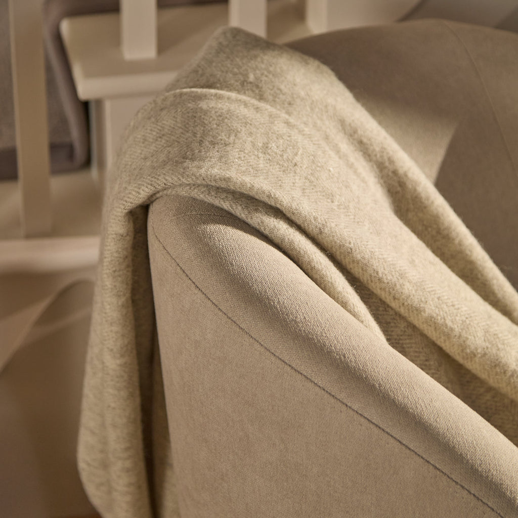 Sawyer 68cm Swivel Armchair - Soft Beige — view 3