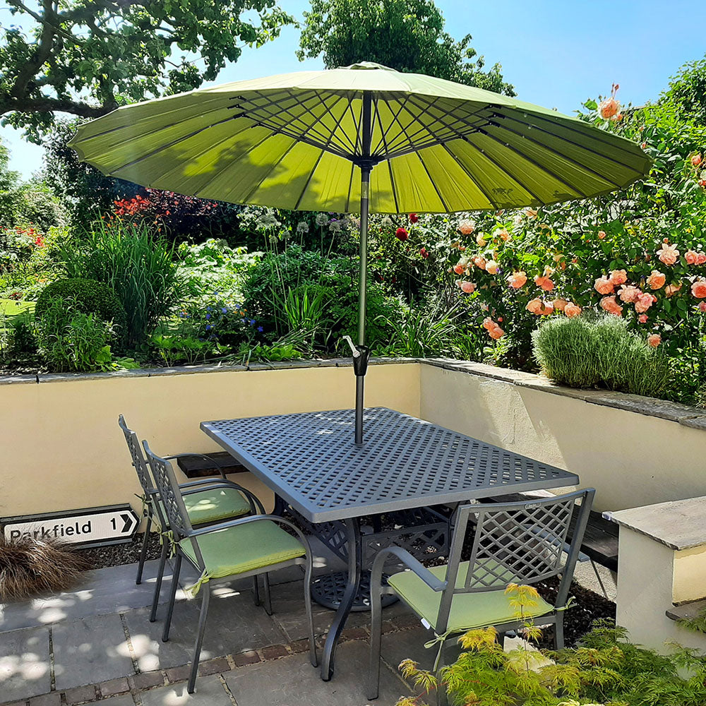 Sophia Table 6 Seater Set - Slate Grey — view 9